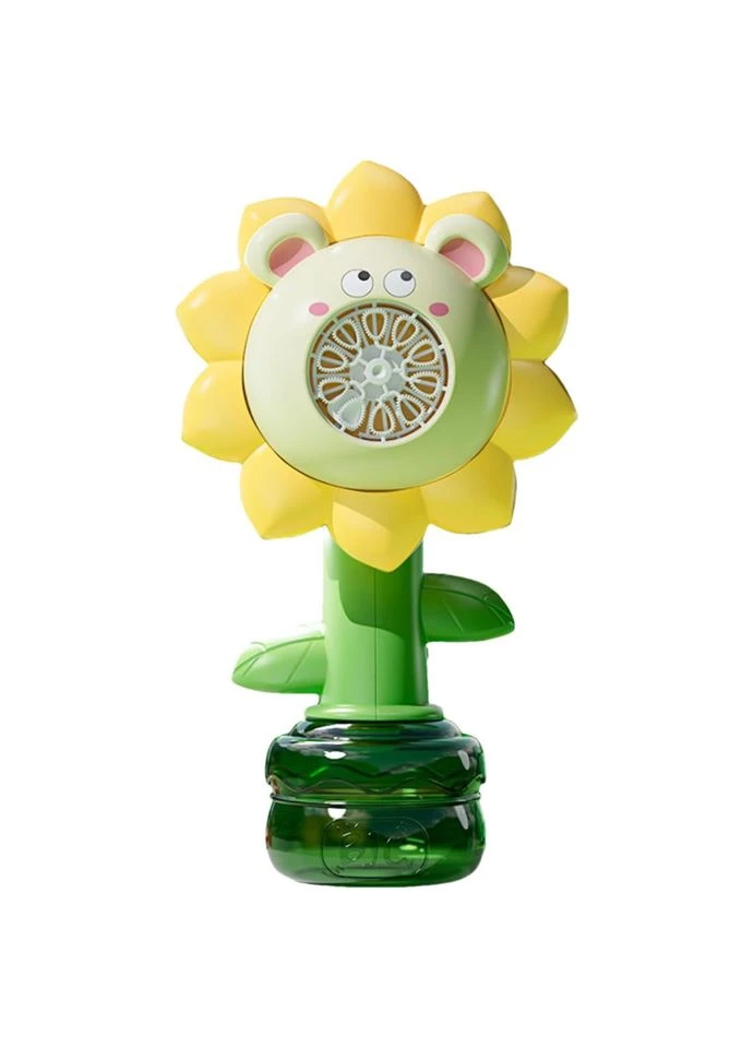 Мильні бульбашки Flower Bubble Machine BJC-5A(Bear-Yellow) зі світлом No Brand (388609234)