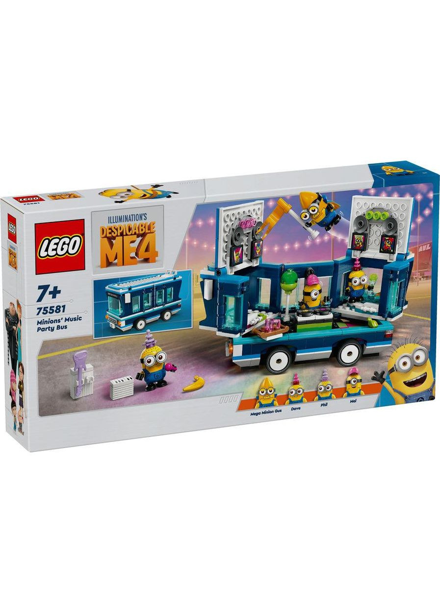 Despicable Me Музичний автобус Міньйонів 75581 Lego (372012399)