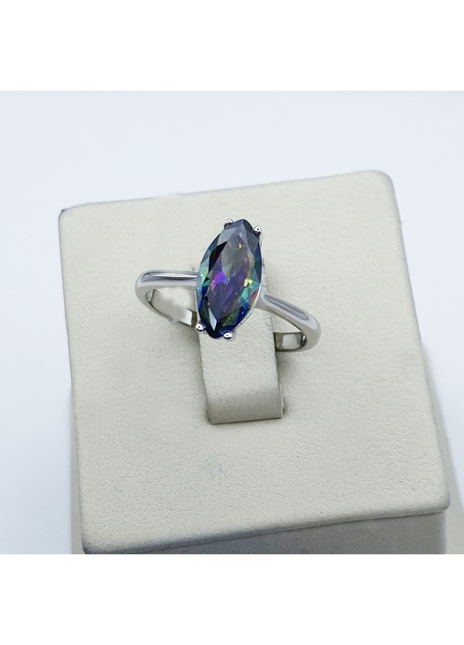Кольцо серебряное с мистик топазом 17 2,67 г No Brand (370142497)