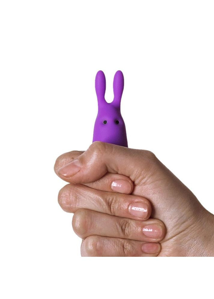 Виброшар Adrien Lastic Pocket Vibe Rabbit Purple со стимулирующими ушками No Brand (366877841)