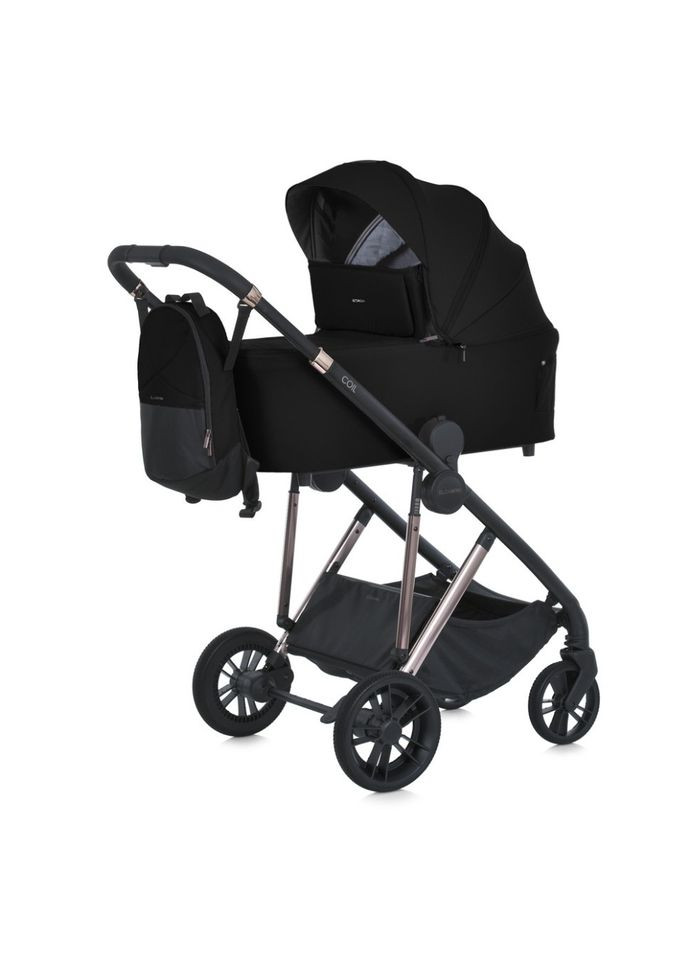 Детская универсальная коляска 2 в 1 COIL ME 1190 Jet Black El Camino (335353895)