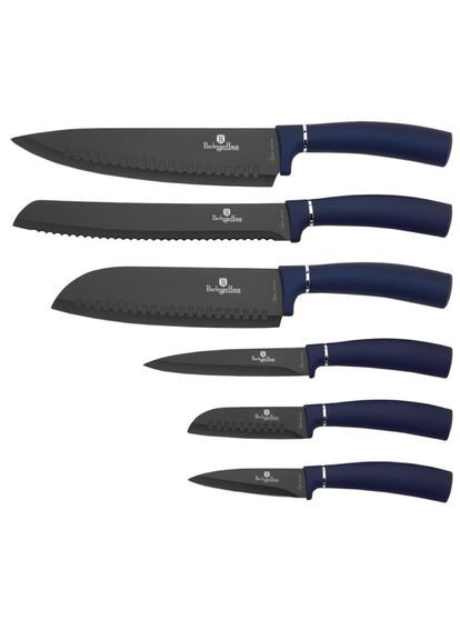 Набір ножів з нержавіючої стали 6 предметів BH2514 Berlinger Haus комбінований,