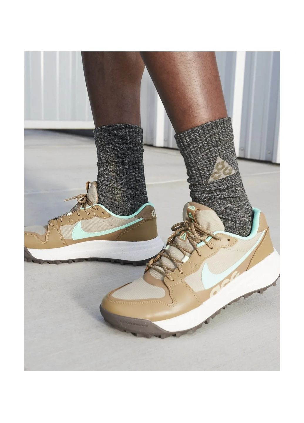 Коричневі кросівки чоловічі acg lowcate brown Nike