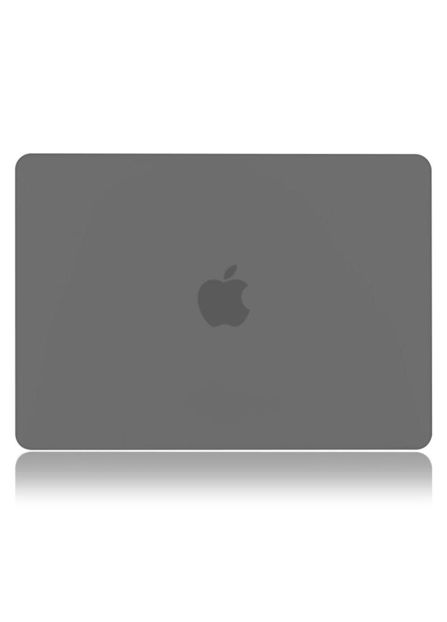 Чохол-накладка для MacBook Air M1 13,3" (A1932 / A2179 / A2337) сіра gray matte матовий надтонкий пластик Hardshell (369511572)