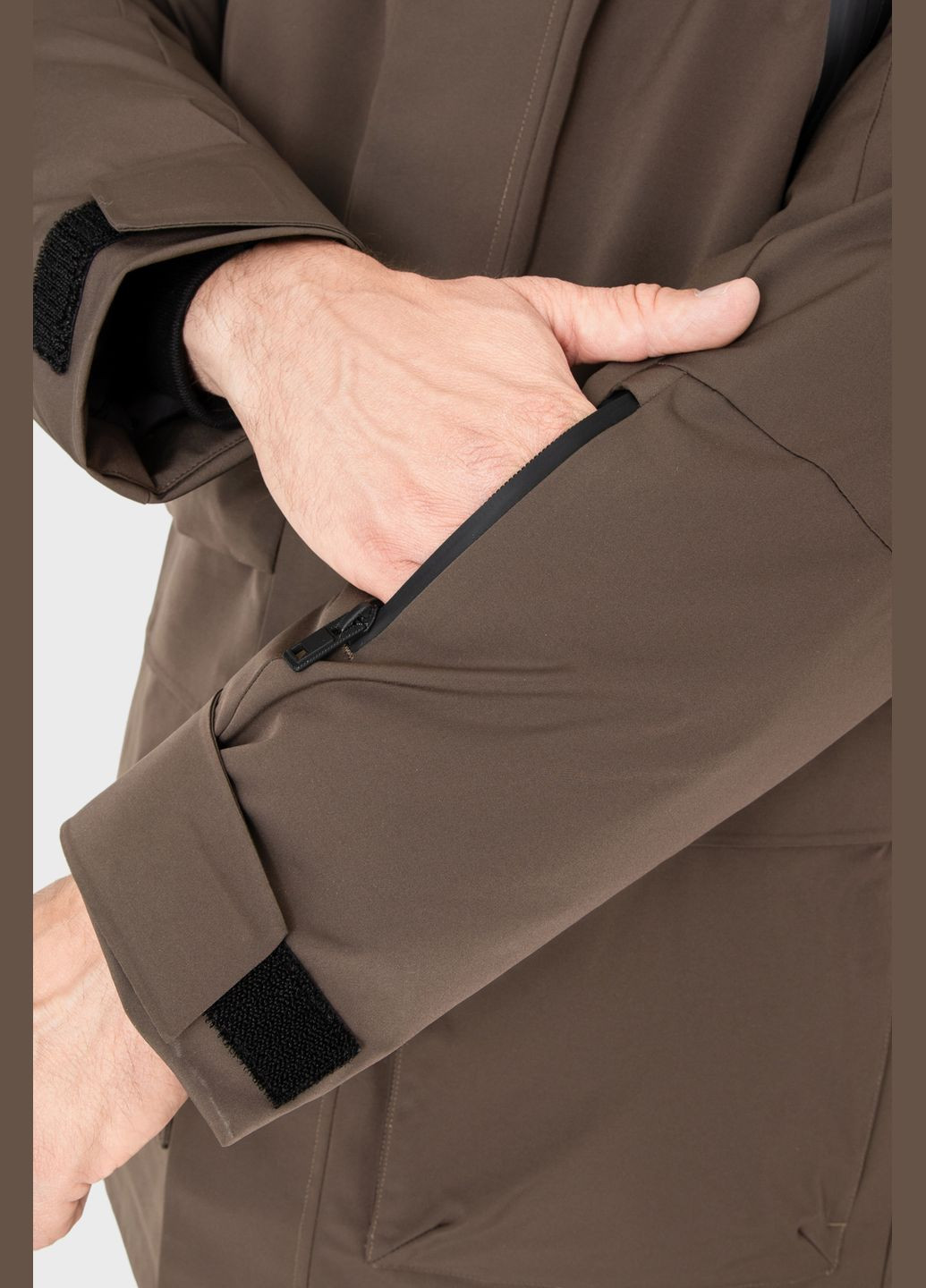 Коричневая зимняя куртка мужская 70521/94 Avecs