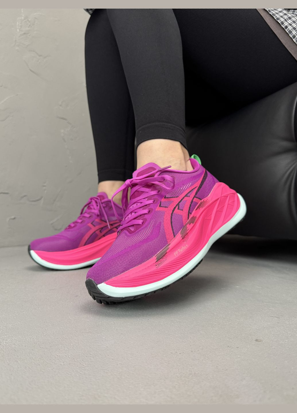 Кросівки жіночі Asics Superblast Pink Violet | Асікс Супербласт рожеві No Brand рожеві демісезони (338793278)