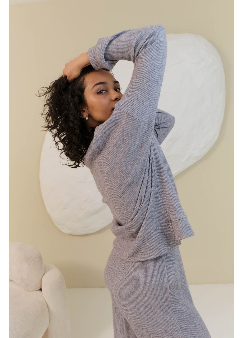 Сірий ангоровий костюм Seventeen (360532609)