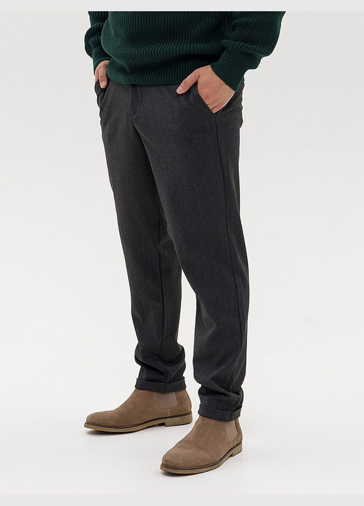 Чоловічі штани колір темно-сірий ЦБ-00232897 Figo (283250379)
