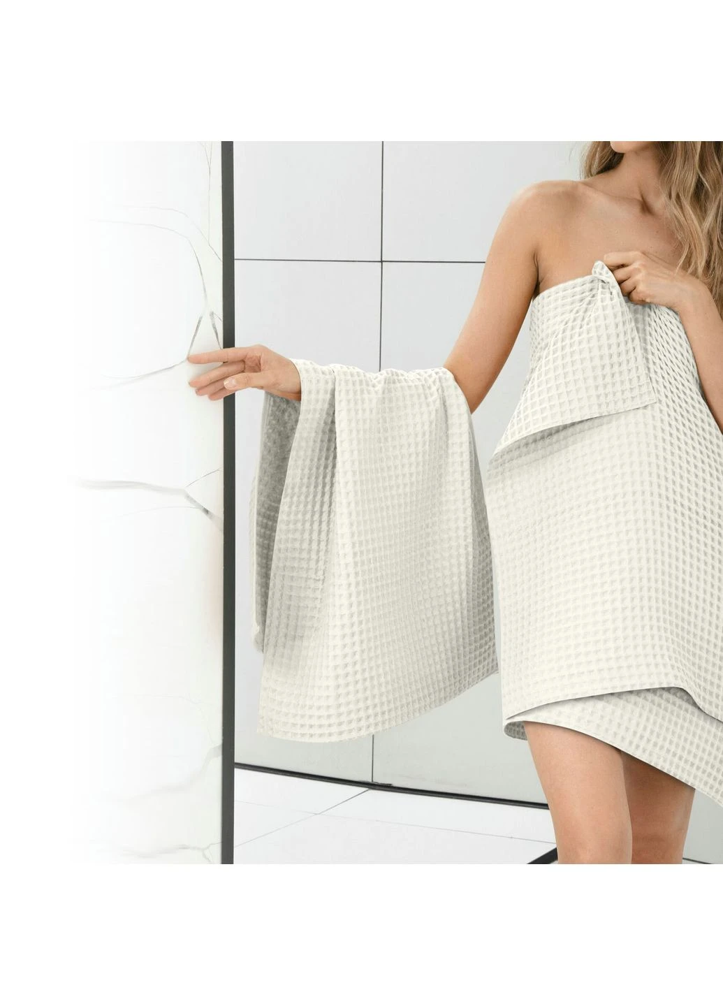 Рушник вафельний 30x30 Avori Greek Waffle (4822052431245) Cosas однотонний кавовий