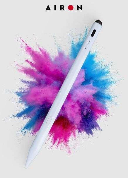 Багатофункціональний перо-стилус для iOS/Android/Windows алюмінієвий сплав білий (1895216885) No Brand (326811565)