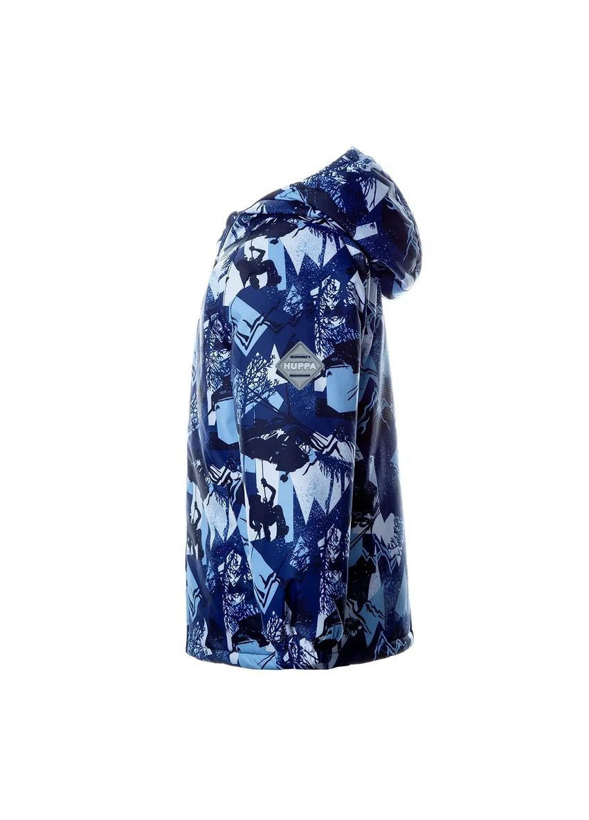 Темно-синя куртка зимова classy, р.92, темно-синій з принтом () Huppa 17710030-72586-092