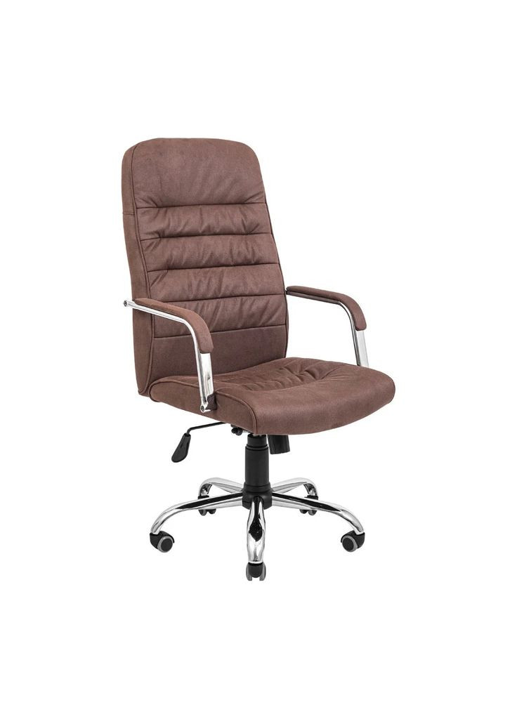 Офісне крісло Ліон Ю Хром П5 M-2 Мустанг Кофе (m472777) Richman Ліон Ю Хром П5 M-2 (Anyfix) Мустанг Кофе (366565266)