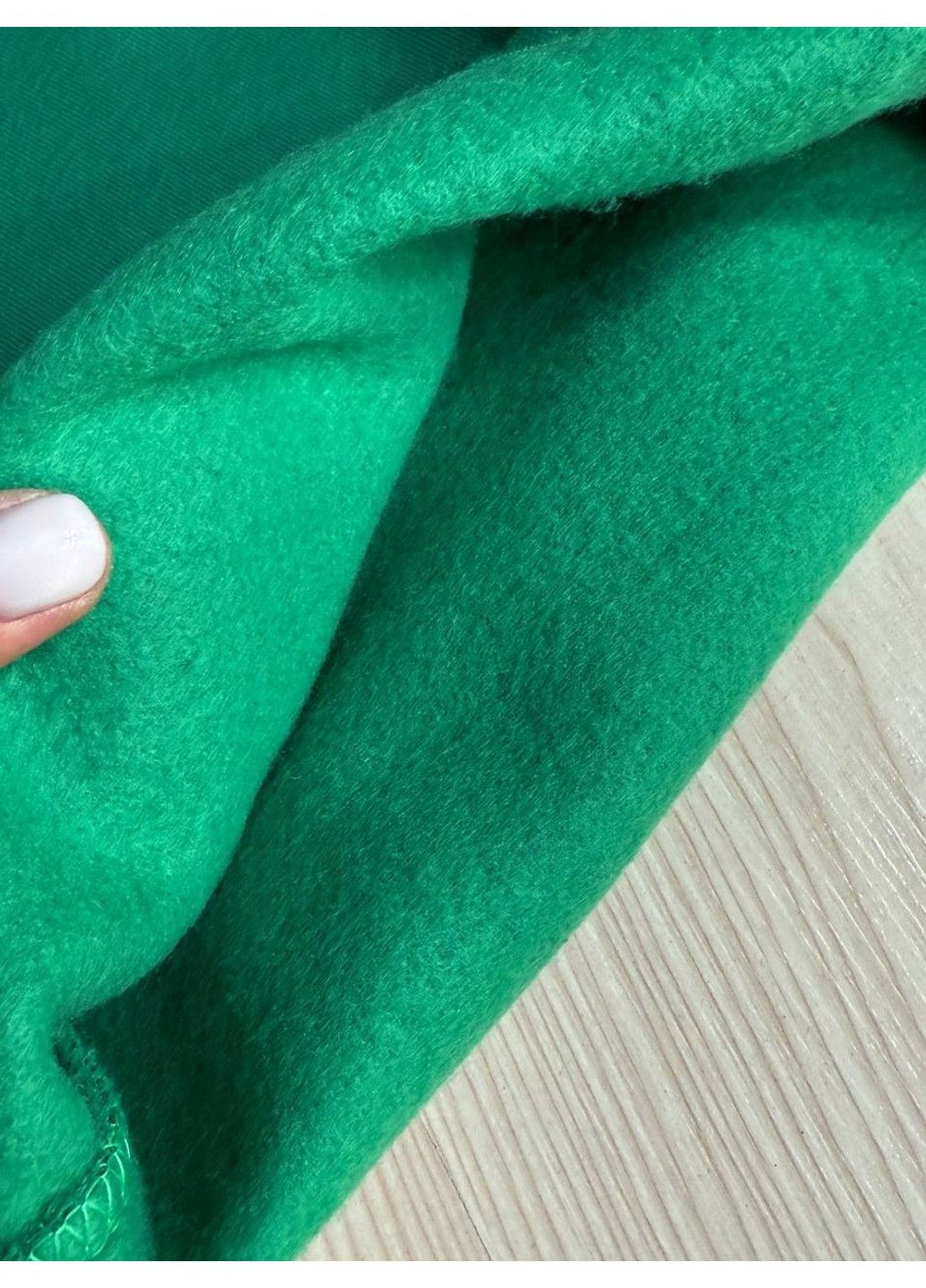 Штаны женские 2236 спортивные кюлоты укороченные на флисе зеленые Olivia (355801377)