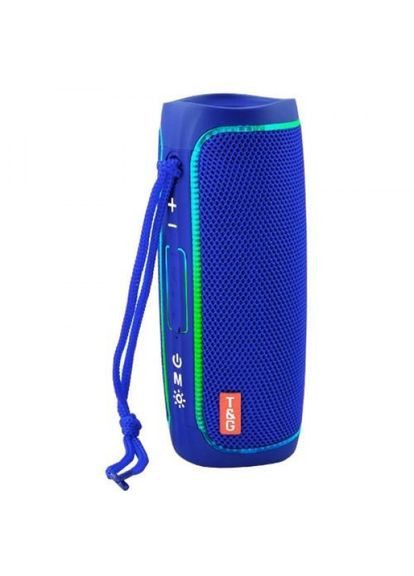 Портативная Bluetooth колонка с LED подсветкой TG288. Цвет: синий T&G (297442934)