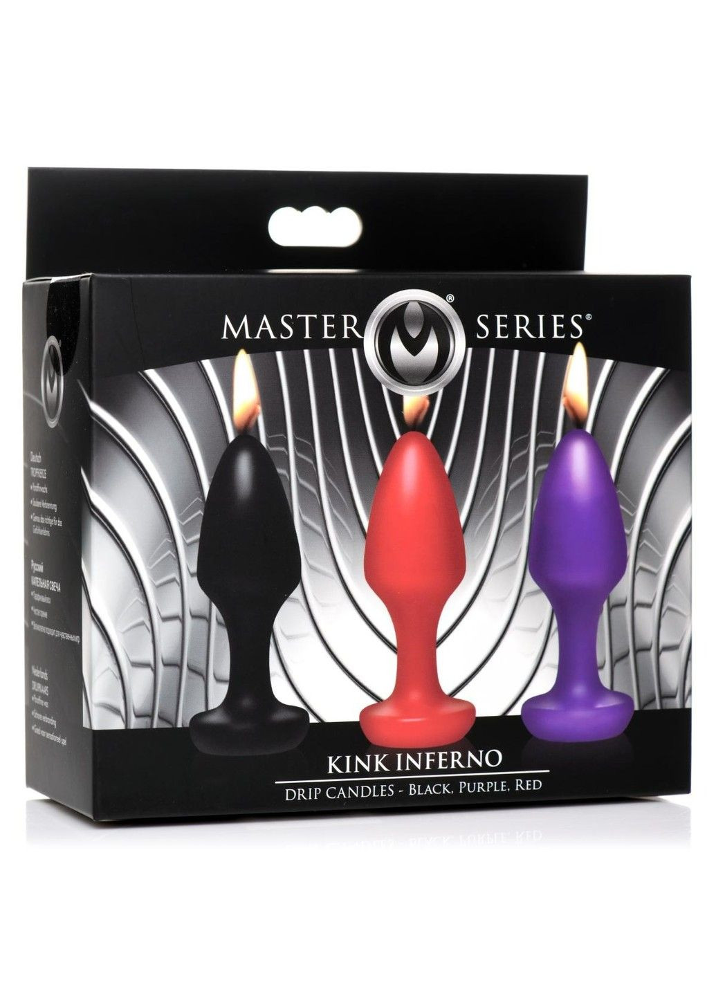 Свечи в форме пробки массажные Kink Inferno Butt Plug Druipkaarsen Master Series (289784571)