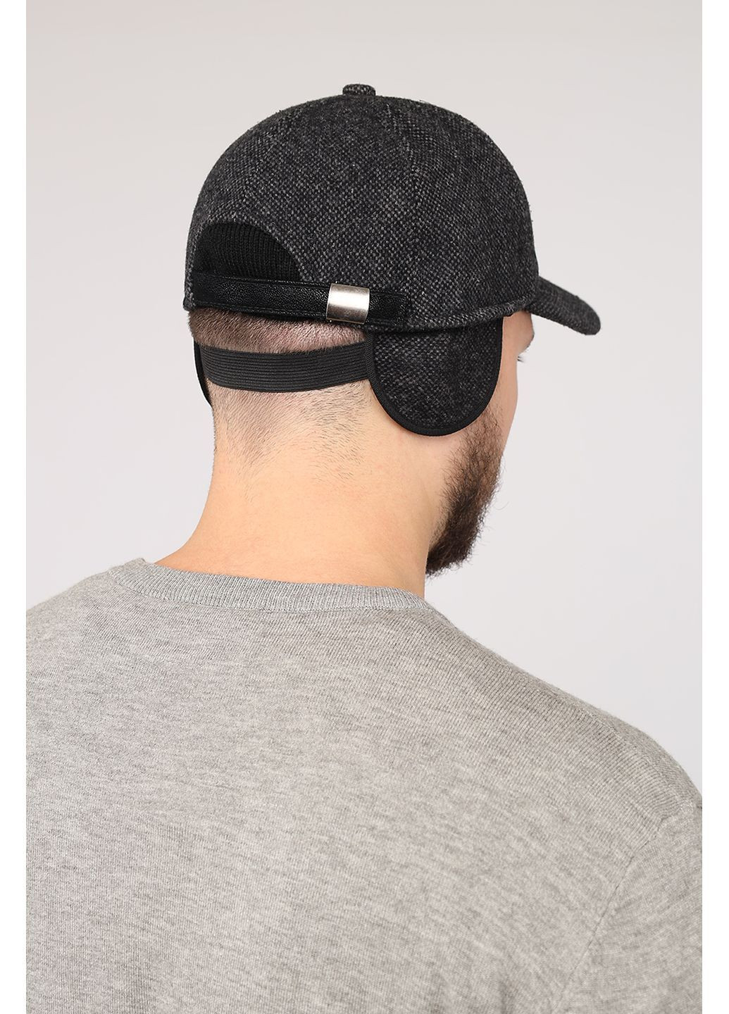 Бейсболка мужская цвет темно-серый ЦБ-00285546 VladAltex (363620570)