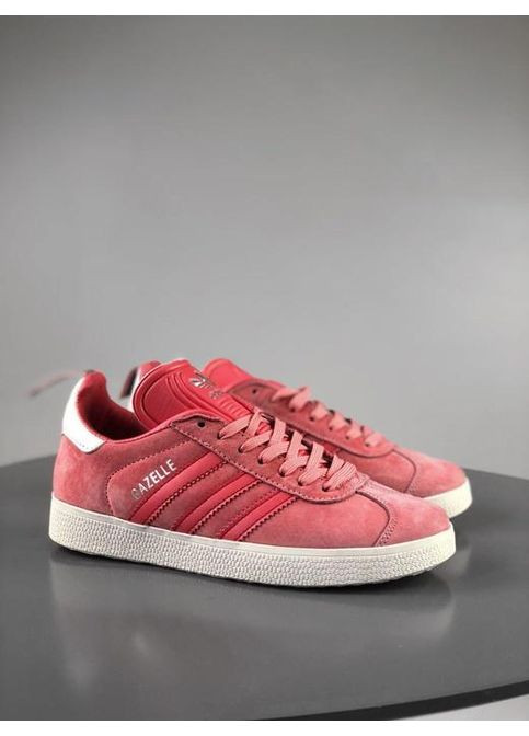 Рожеві Осінні кросівки чоловічі adidas gazelle w pink адідас газель No Brand