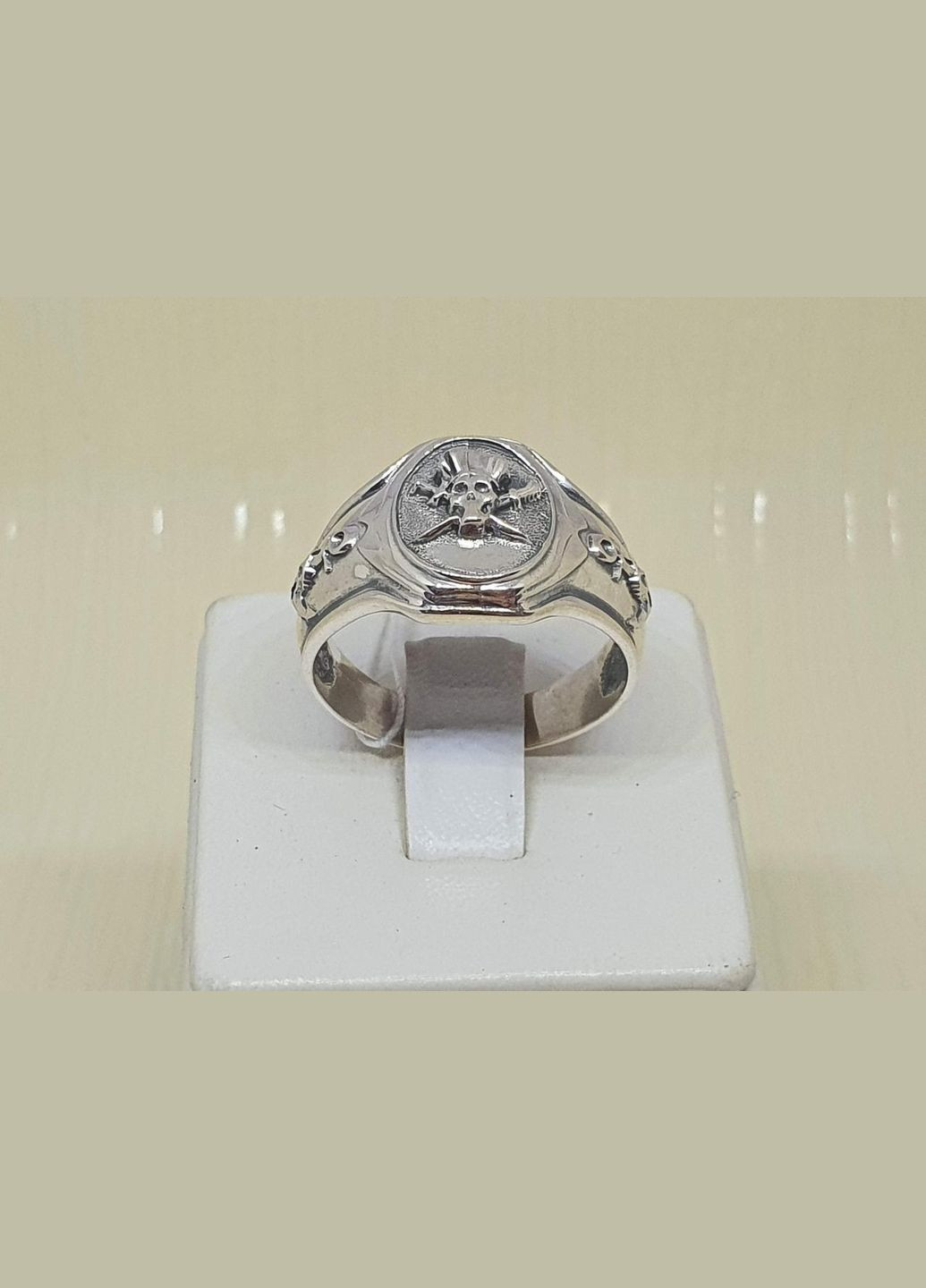 Срібна чоловіча каблучка Пірат. 60009Ч Vegas (296595006)