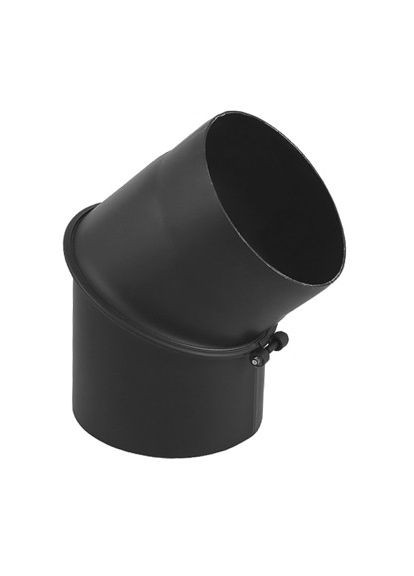 Колено 45° дымоходное Ø150 регулируемая сталь 2 мм. Darco (370385927)