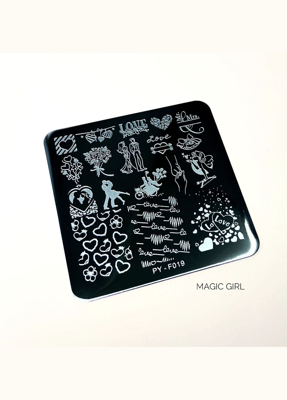 Пластина для стемпінгу метал Ноготок (303357972)