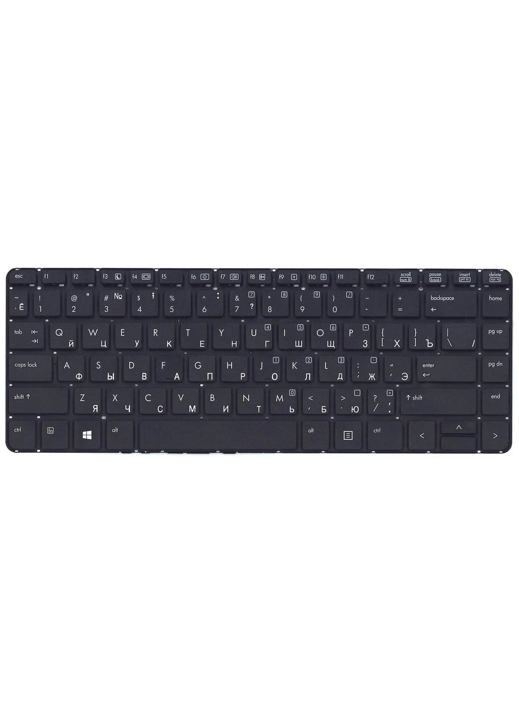 Клавіатура для ноутбука HP ProBook (430 G1) Чорна, (Без рамки) RU Hewlett Packard (396684172)