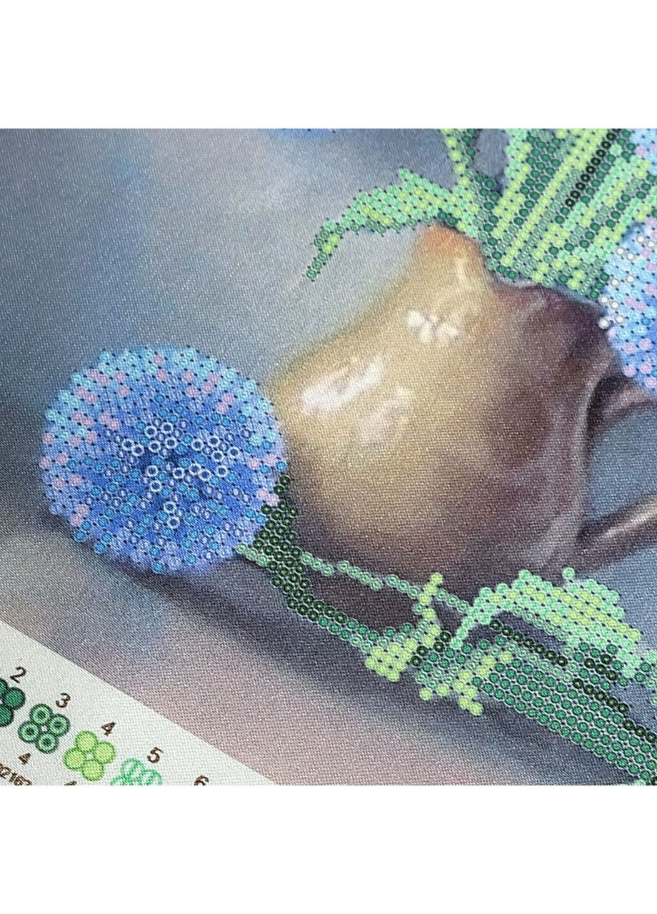 НАБОР ARHIBIS ТА-342 Синие пушистики, набор для вышивания бисером картины Tela Artis (369666181)