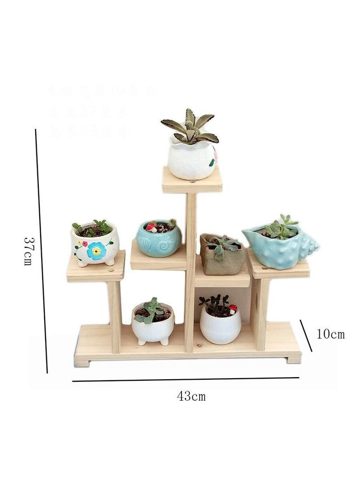 Підставка для квітів з дерева Гвітеріс бланже (ЦВП-006801) No Brand (328225681)