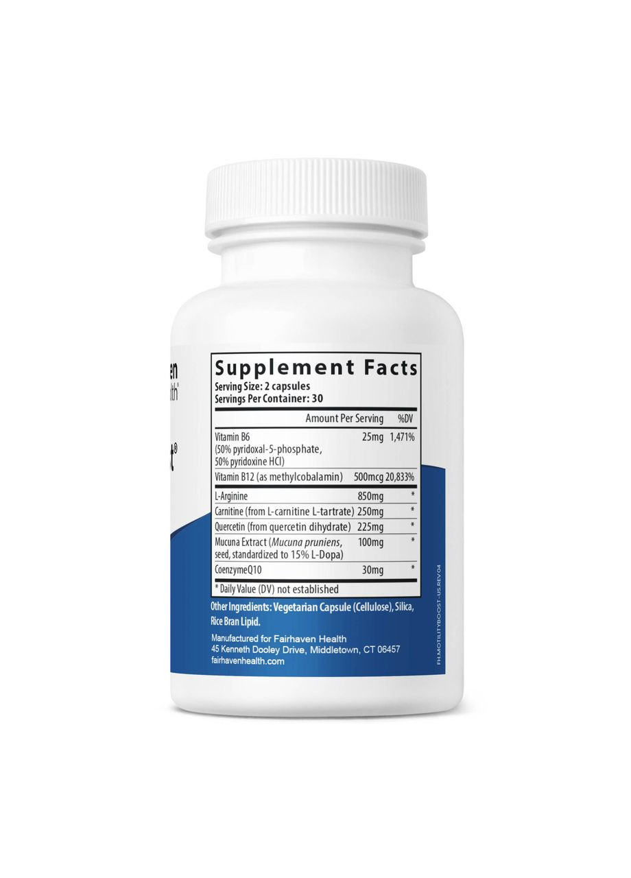 MotilityBoost® For Men - 60 caps Fairhaven Health (369398229)