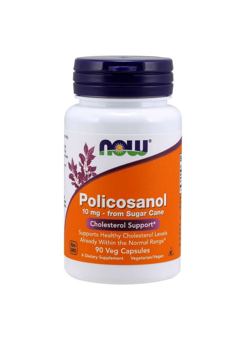 Натуральна добавка Policosanol 10 mg, 90 вегакапсул Now (315874572)
