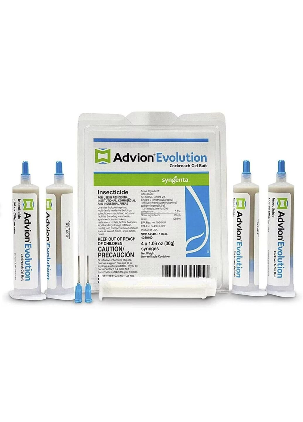 Гель від тарганів Advion Evolution шприц 30 грам та пастка 2 шт по 2 грами Syngenta (362712241)