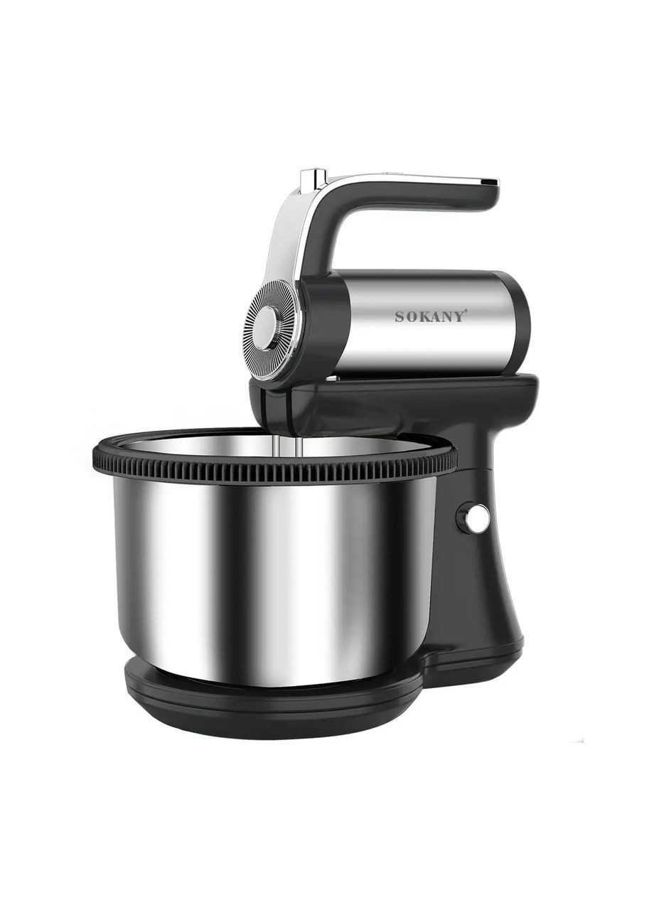 Міксер стаціонарний CX- 4л з віночками та гаками для тесту Sokany 6662 (371774207)