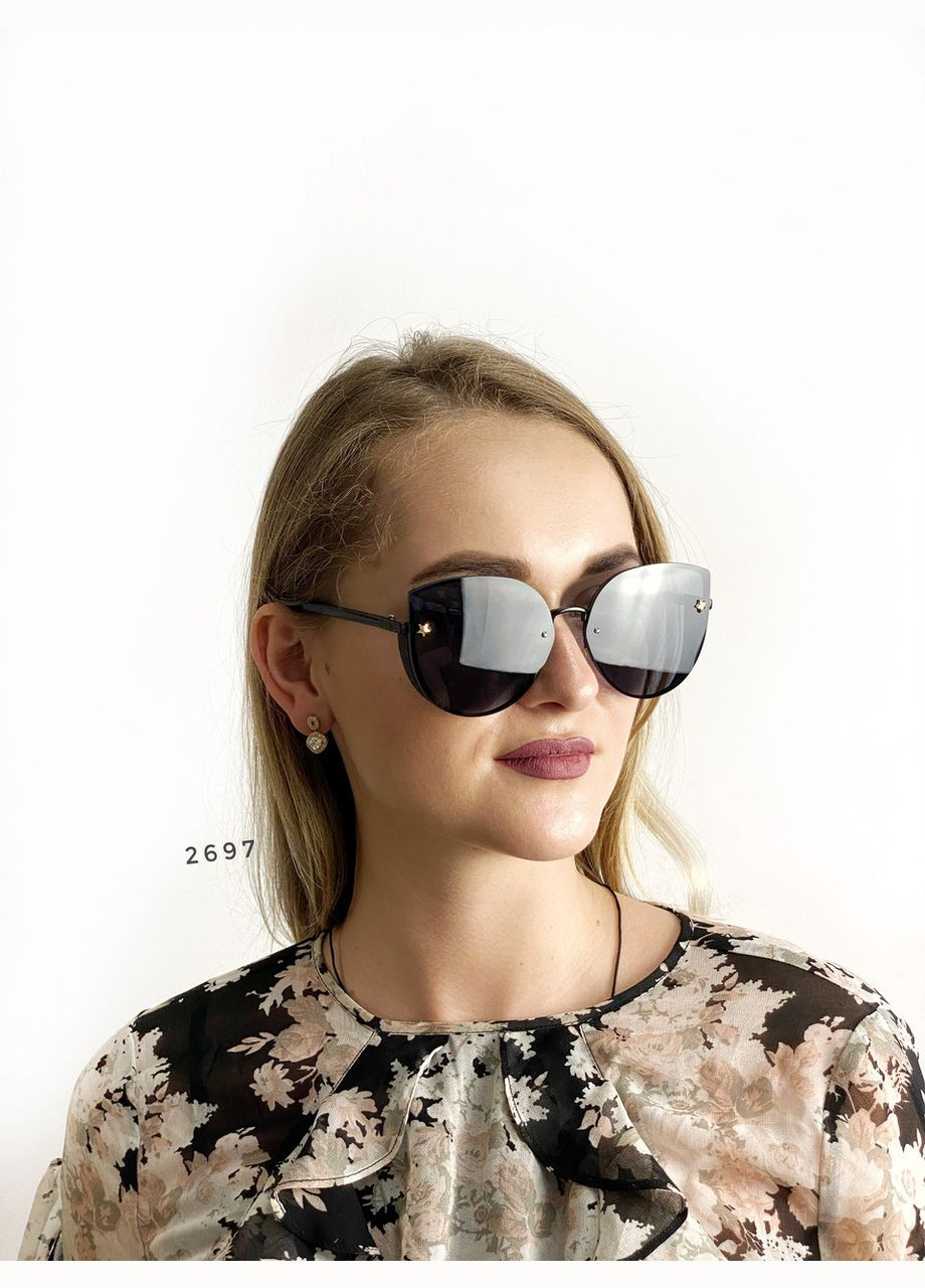 Модные черные солнцезащитные очки No Brand (363263473)