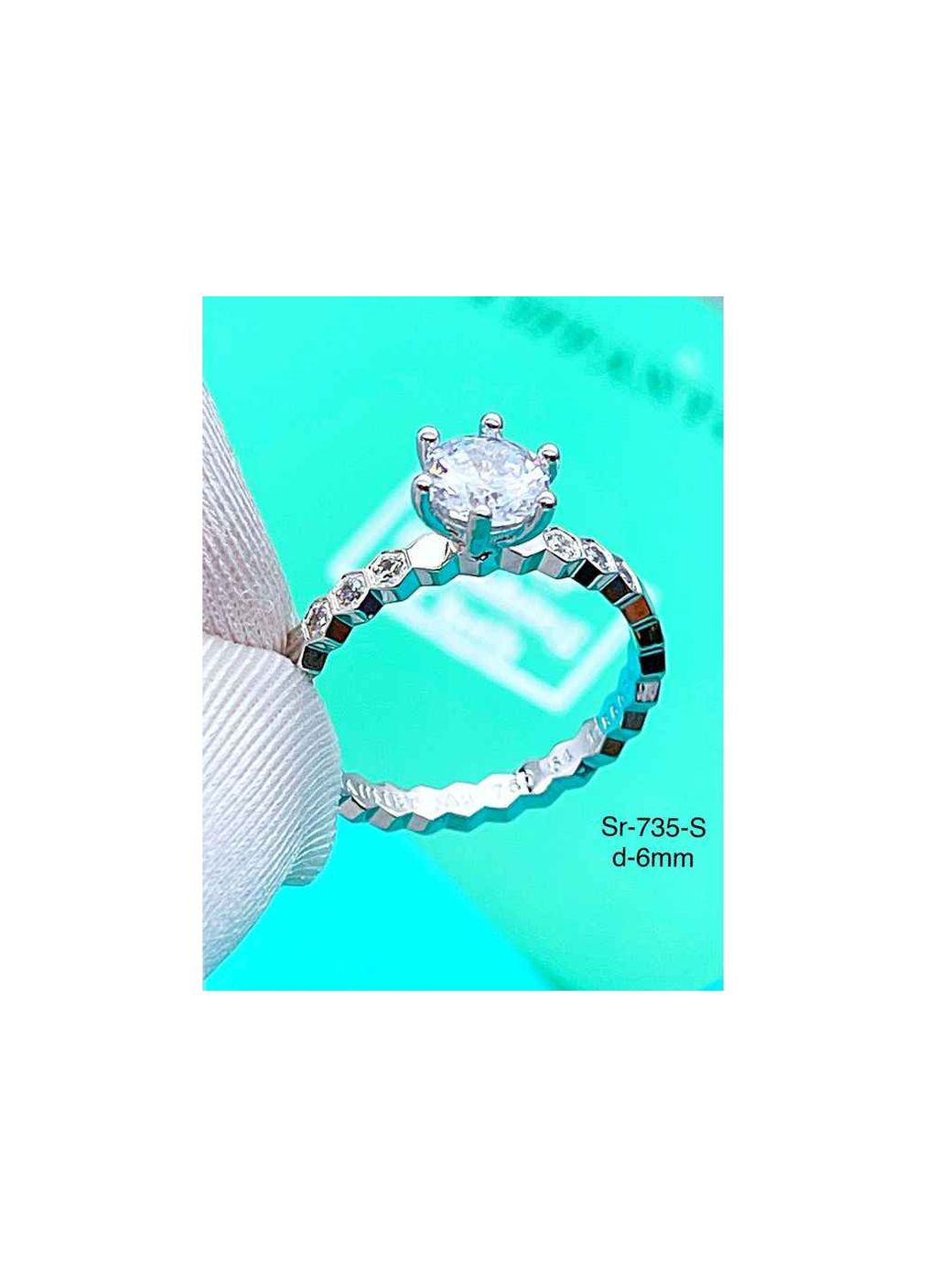 Каблучка Stainlees Steel 735-S р. Stainless Steel (346393539)