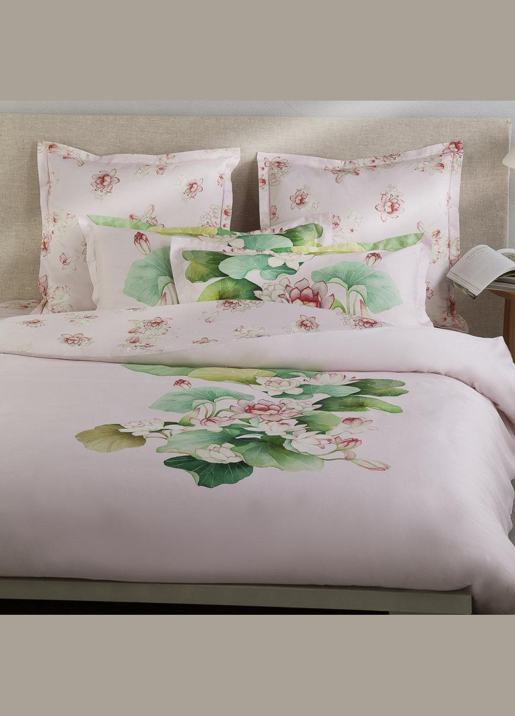 Постільний комплект Mirabello, арт. 2163749, Water Lily, 220/200, Італія Mirabello Carrara (347766043)