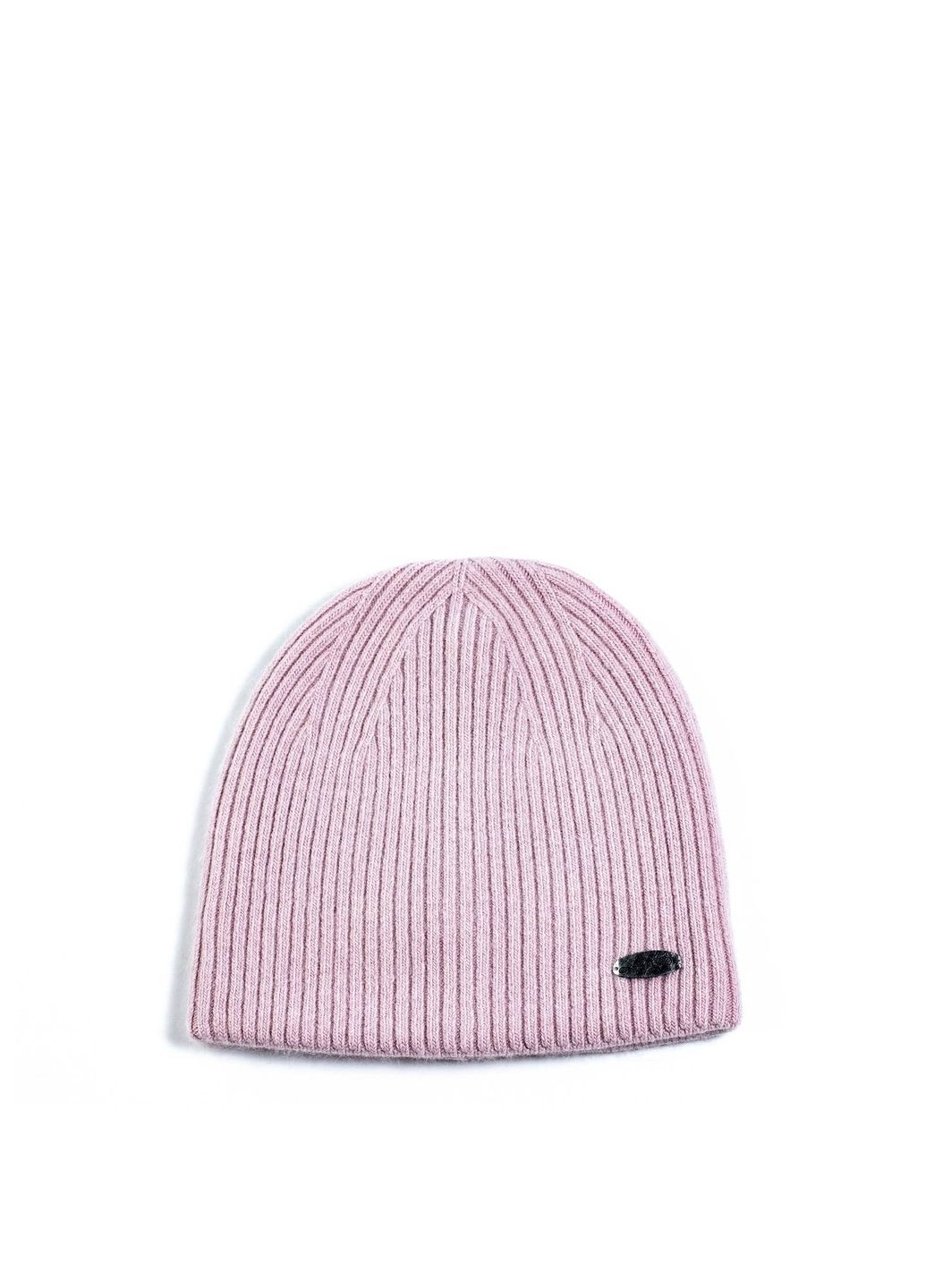 Шапка бини женская шерсть розовая ЯРЕМА LuckyLOOK 542-198 (322793023)