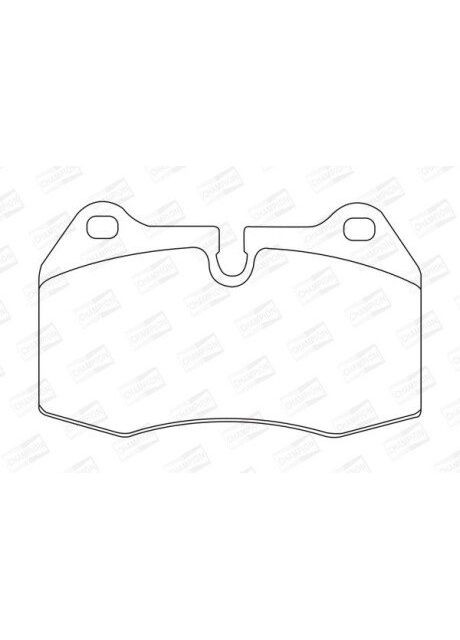 Колодки тормозные дисковые передние/задние BMW 725, 728i, 730i, 735i, 850i FIAT Coupe (571852CH) Champion (361658033)