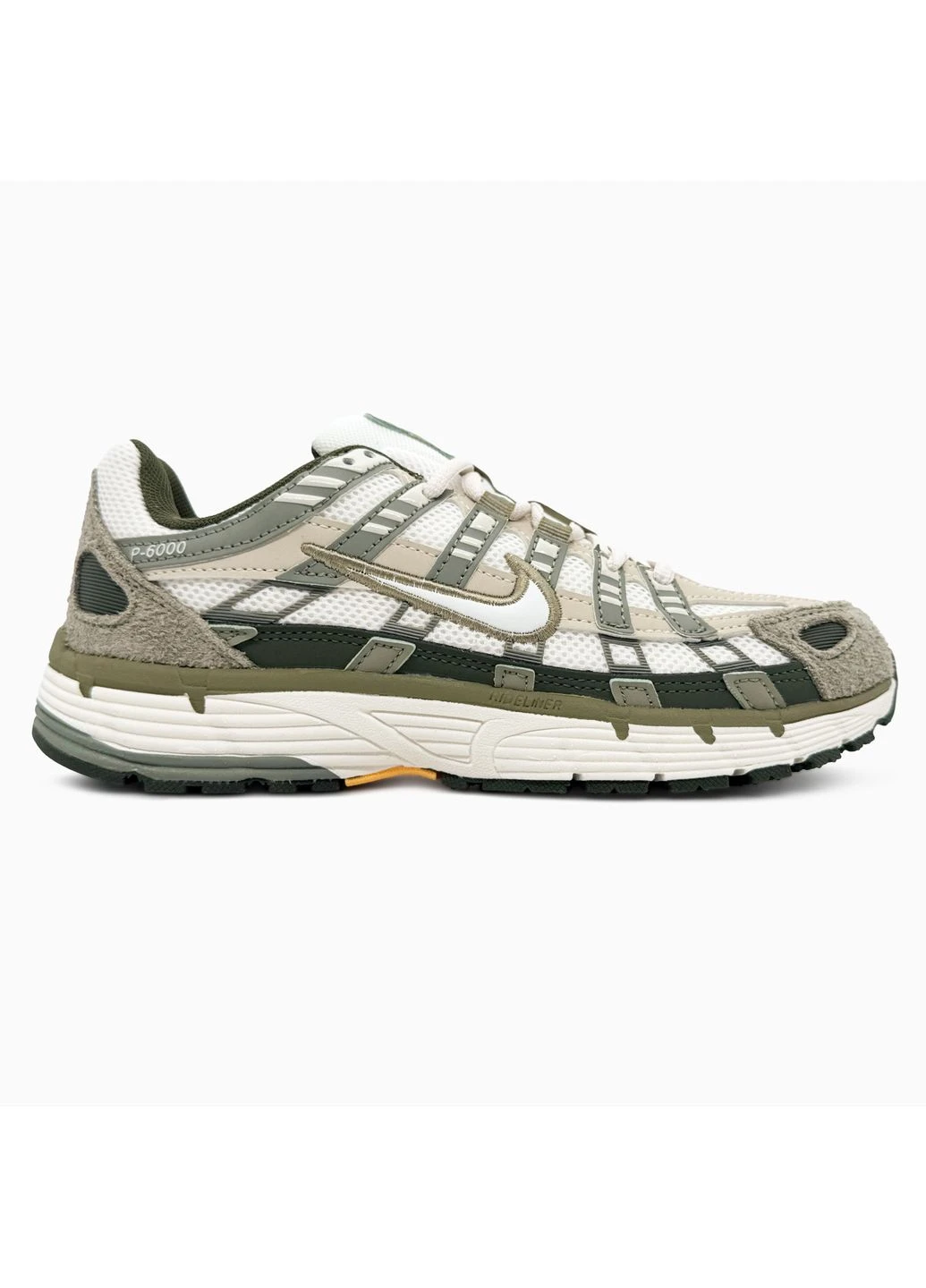 Зелені літні кросівки nike p-6000 light army/cargo khaki найк п-6000 зелені No Brand