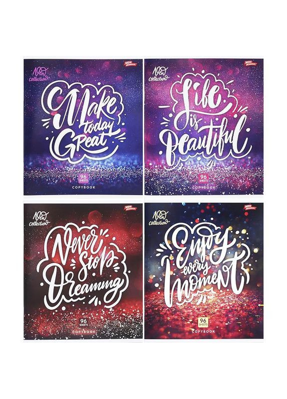 Зошит 96 арк. клітинка "МРІЇ"/ Мотивація Мрії Збуваються (342415642)