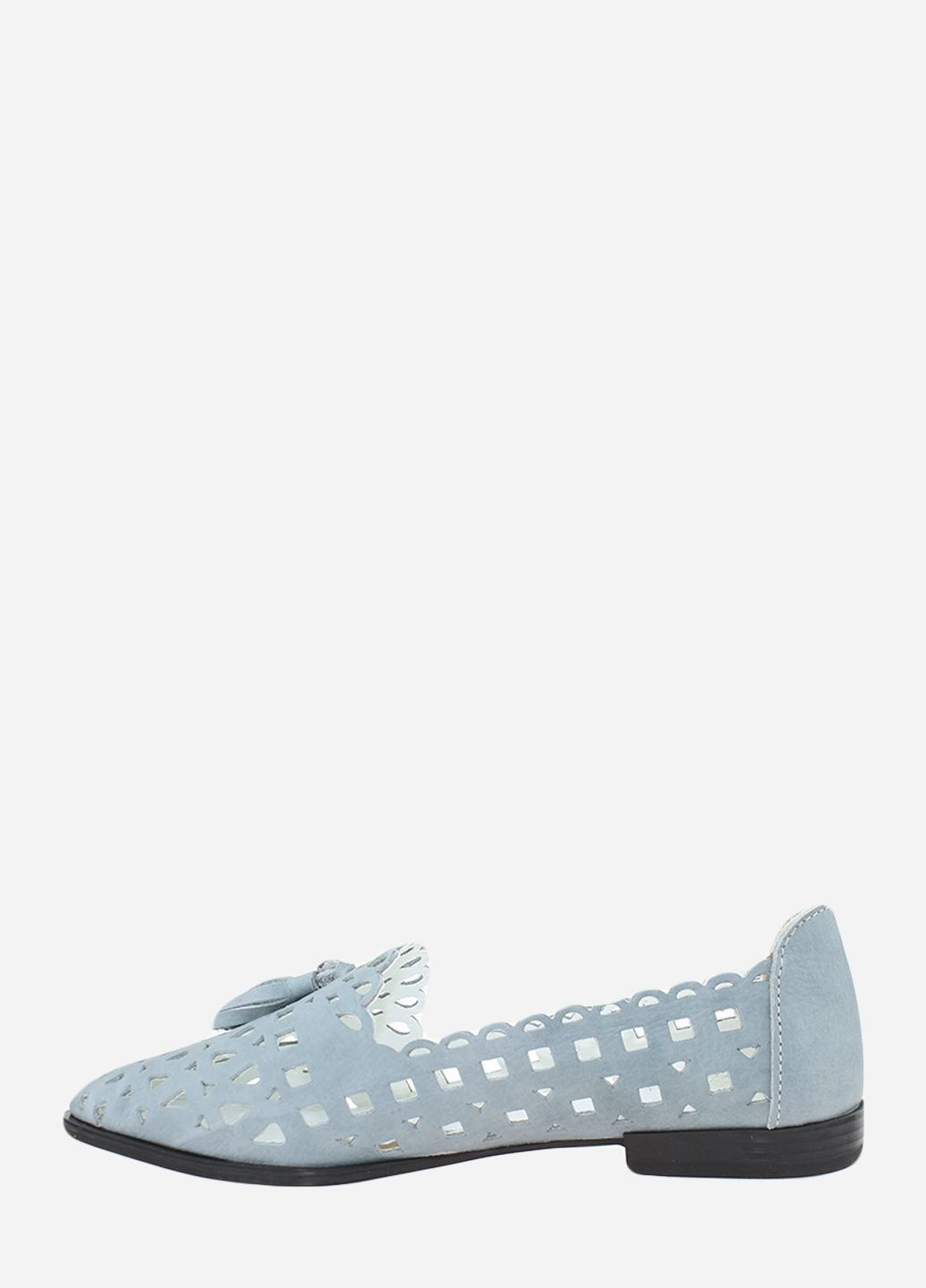 Жіночі балетки rv457 сірий Violetti | сірі натуральна шкіра (317419695)