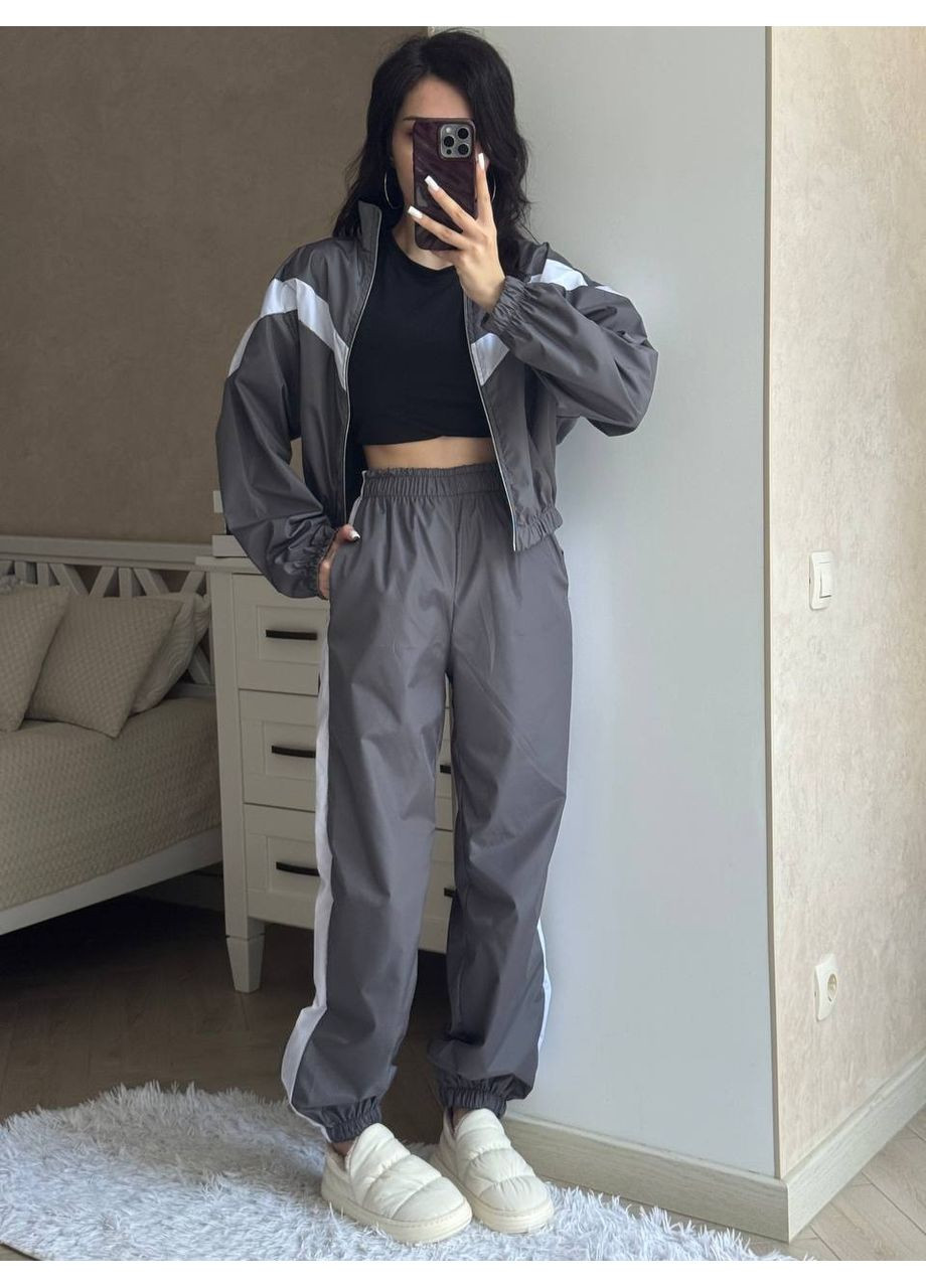 Костюм (кофта, брюки), цвет Серый Fashion (361668175)