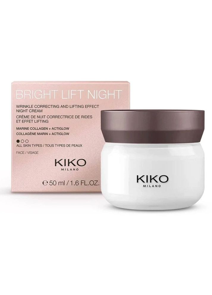 Kiko Milano Відновлювальний нічний крем-ліфтинг Bright Lift Night. 50ml — Крем, Італія (373038536)