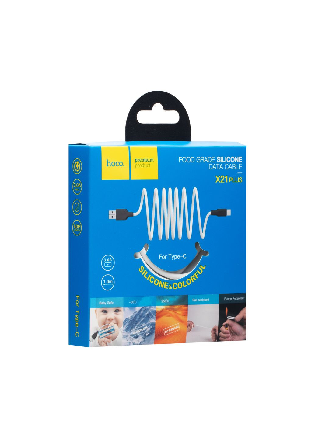 Кабель USB X21 Plus Silicone Type-C Hoco (338223770)