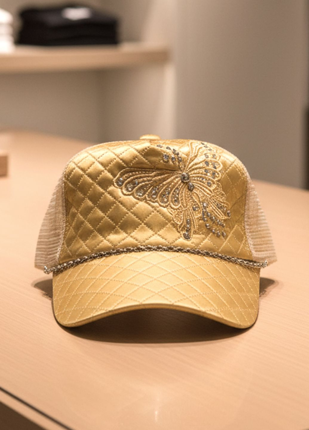 Женская гламурная кепка K-33 Темно-зеленый Number Nine (361109283)