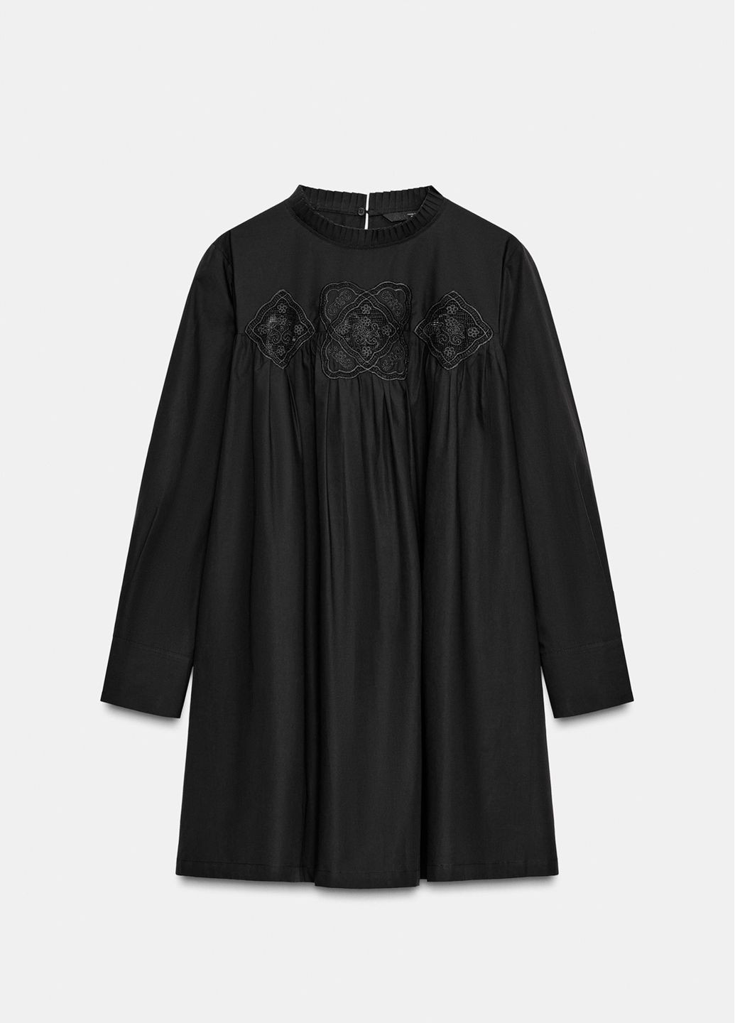 Чорна сукня Zara однотонна