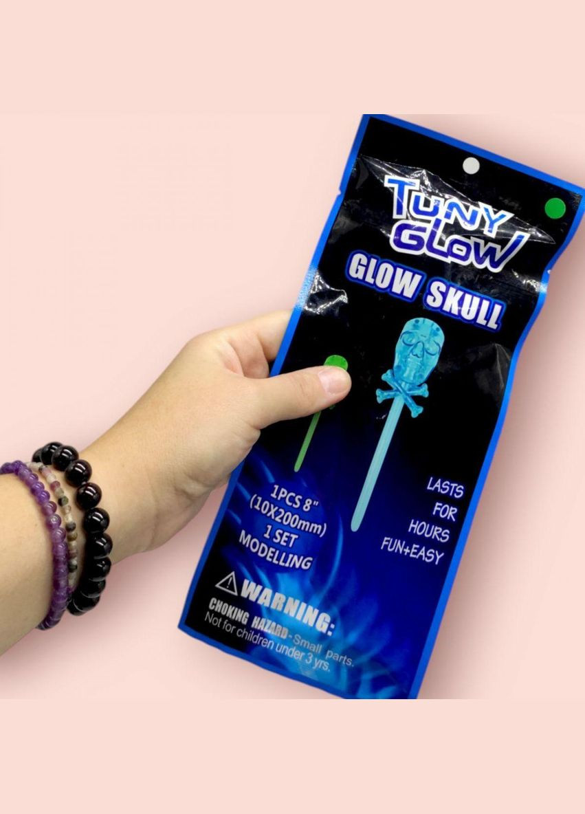 Игрушка Неоновая палочка светится Glow Skull: Череп (GlowSkull) MIC (362433997)