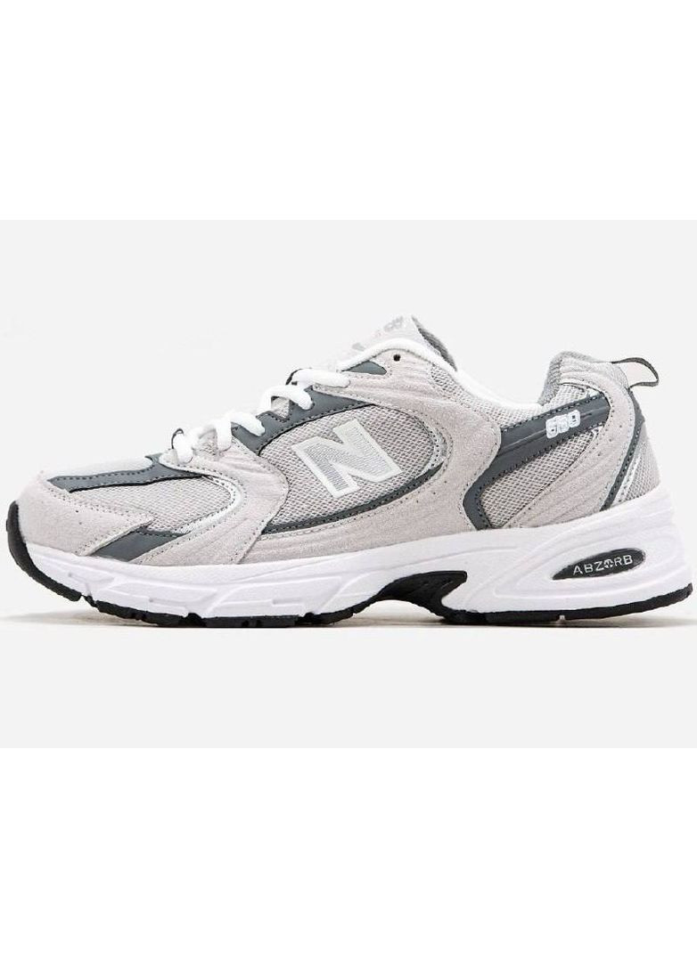 Сірі Осінні кросівки чоловічі new balance 530 grey white нью беланс 530 No Brand