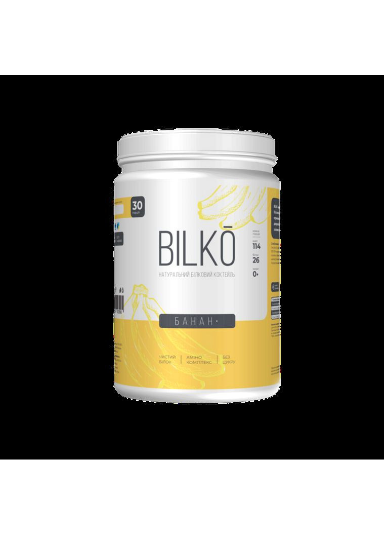 Стройная фигура из: 120 порций белкового коктейля по вкусу банан и шейкер Bilko (369945031)