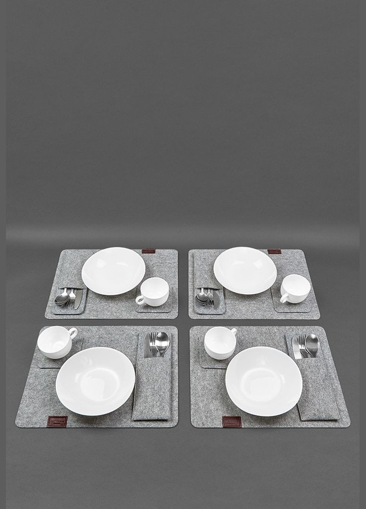 Набор для сервировки стола на 4 персоны бордовый (A-028331) BlankNote (328961677)