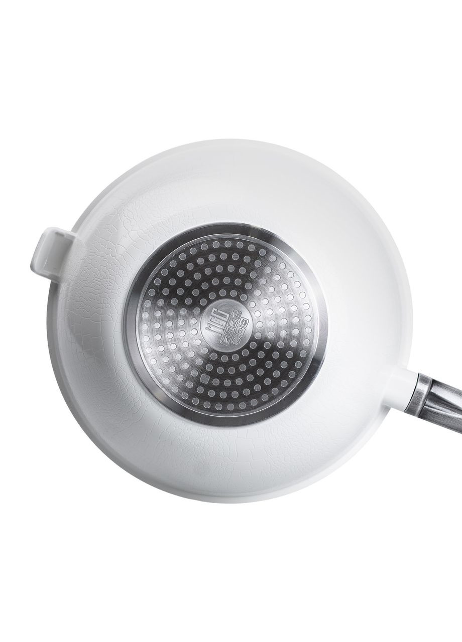 Сковорода ВОК алюмінієва 30 см з антипригарним покриттям, білий MGC (322771265)