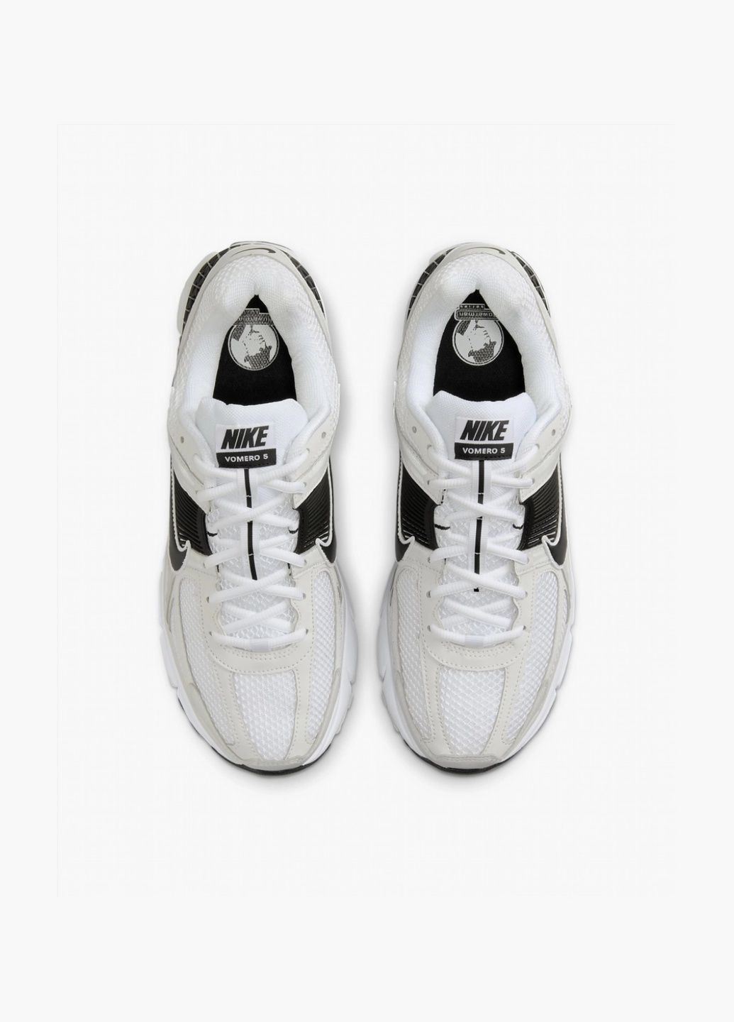 Білі Осінні кросівки чоловічі zoom vomero 5 white/beige fb9149-101 Nike